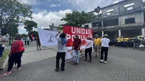 Manifestación en la provincia de Colón.