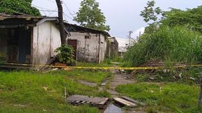Zona donde fue ubicado el cadáver.