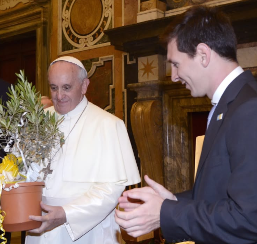 Messi se despide del papa Francisco: Distinto, cercano, argentino