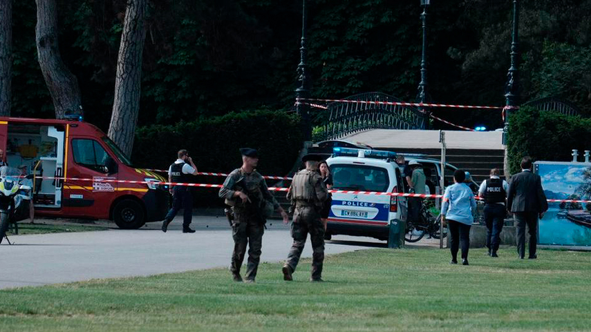 El ataque se produjo hacia las 9:30 a.m. en los jardines de Europa