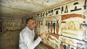 El sitio en Saqqara es parte de una vasta necrópolis en la capital ancestral de Menfis que incluye las pirámides de Giza.