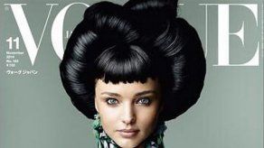 Miranda Kerr se viste de geisha para la portada de Vogue Japón