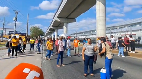 Protesta en Las Mañanitas