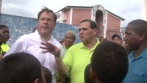 Presidente Varela y diputado Sergio Gálvez se encontraron en El Chorrillo