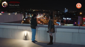 Nazli y Ali en la azotea del hospital.