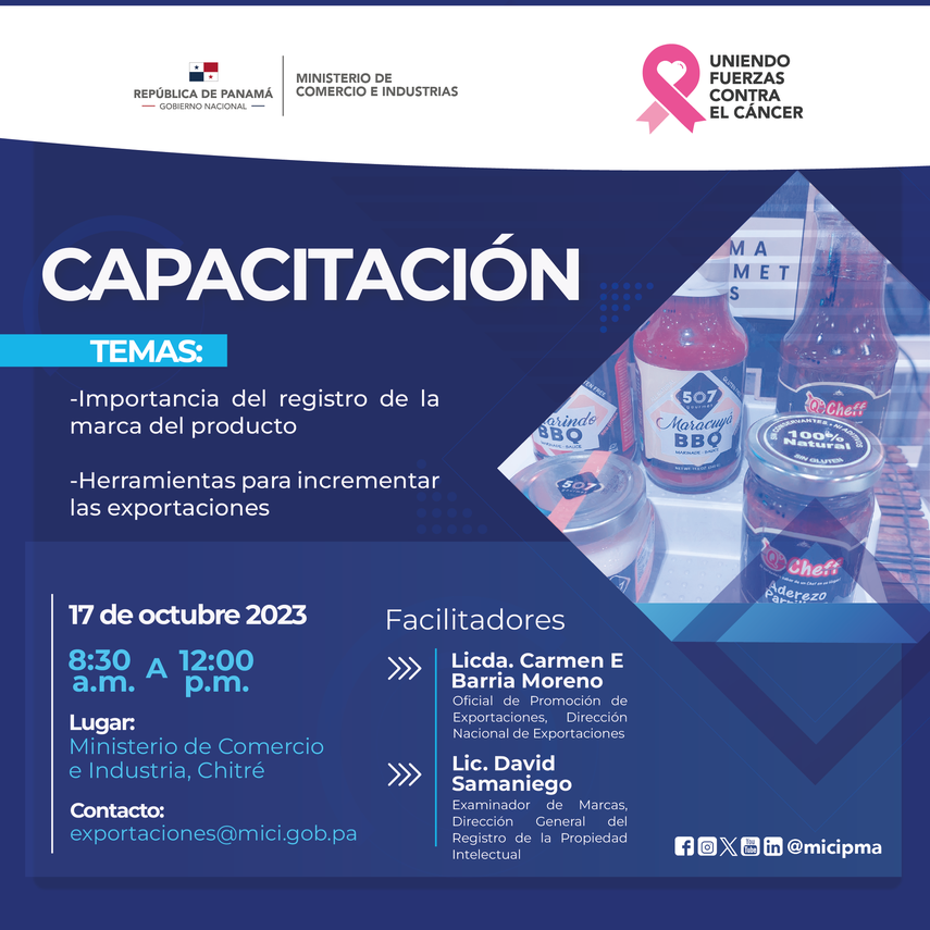 Las capacitaciones se dictarán a residentes de la provincia de Herrera y Los Santos Las capacitaciones se dictarán a residentes de la provincia de Herrera y Los Santos