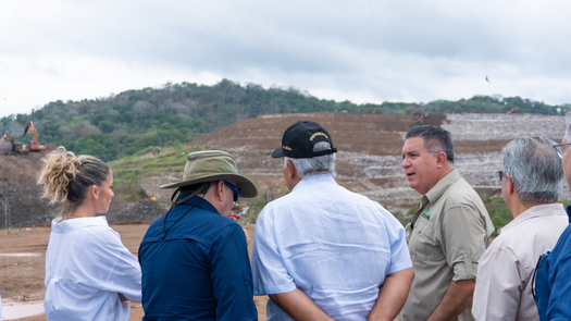 El presidente José Raúl Mulino realizó una inspección en el vertedero de Cerro Patacón.