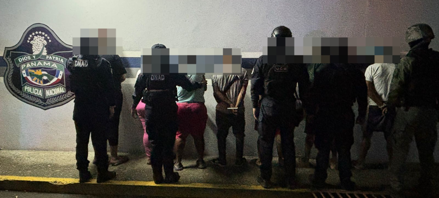 Policía Nacional aprehende a 10 personas por microtráfico