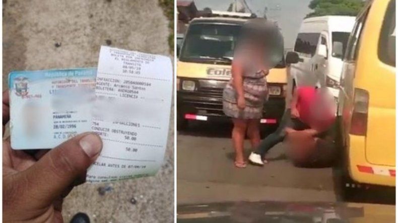 Sancionan a conductores por caso de agresión en Brisas del Golf