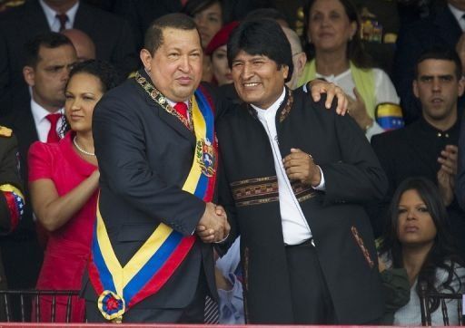 Evo Morales se solidariza con Chávez y espera vuelva pronto a la lucha
