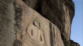 Escultura de Buda atacada por el Talibán es reparada en Pakistán