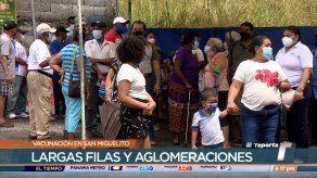 Se agotan dosis durante vacunación en San Miguelito