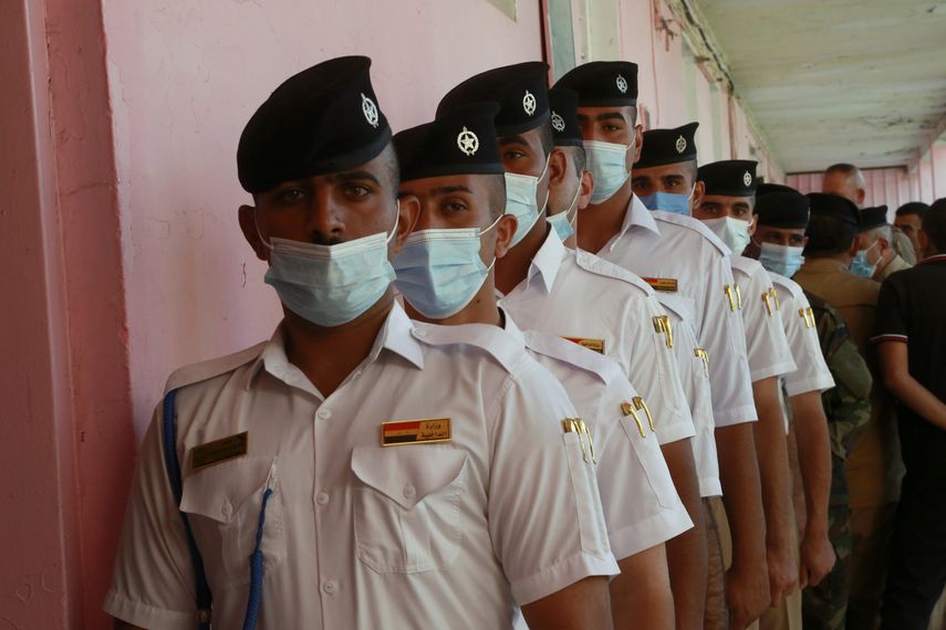 Las fuerzas de seguridad votaron dos días antes que el resto de la población en Irak.