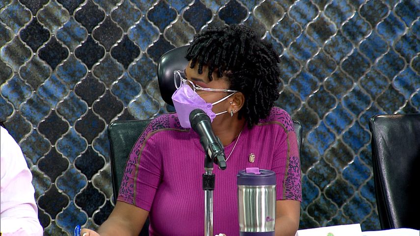 La diputada suplente