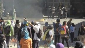 Caracas: Disturbios en protesta en por muerte de piloto rebelde