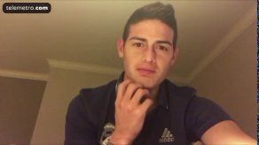 James Rodríguez envía emotivo saludo al hospitalizado policía James Rodríguez