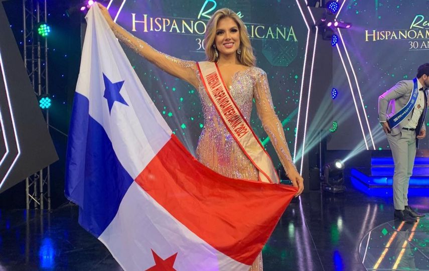 Ana Lucía Tejeira logra 2do lugar en el certamen de Reina Hispanoamericana 2021