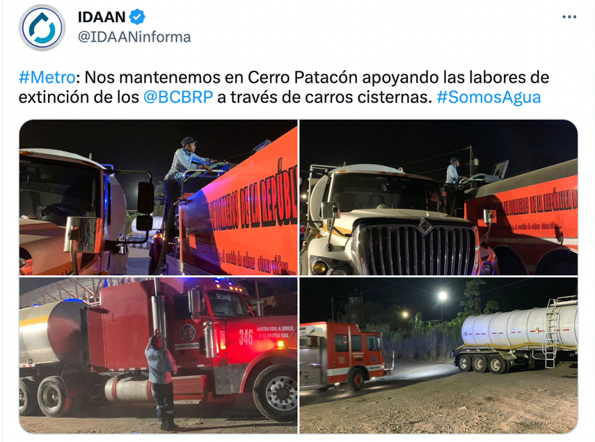 IDAAN en Cerro Patacón