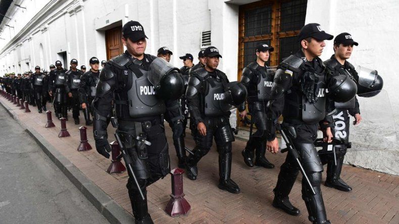 Unos 18.000 policías resguardarán la seguridad del papa en Ecuador