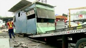 Realizan desalojo de puestos de buhonería en San Miguelito