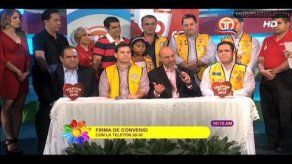 Corporación Medcom firma convenio de patrocinio con la Teletón 2012