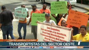 Transportistas de Panamá Oeste piden anular suspensión provisional de trámites