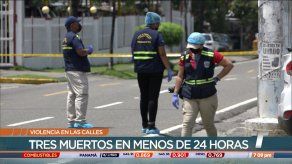 Tres muertos y seis heridos de bala reportados en menos de 24 horas