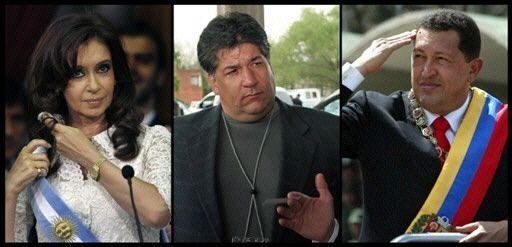 Kirchner y Chávez salpicados en Miami por caso del maletín