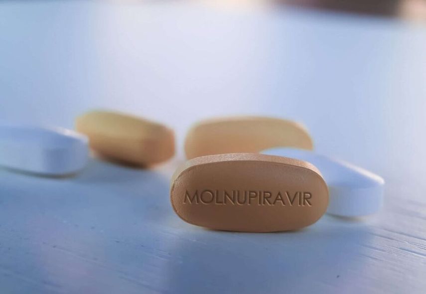 Antiviral Molnupiravir que será aplicado contra el COVID-19.