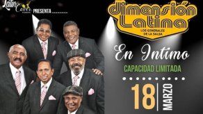 La Dimensión Latina brindará concierto en Panamá el 18 de marzo