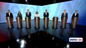 Voto 24: Ubicación que tendrán los candidatos en el primer debate presidencial