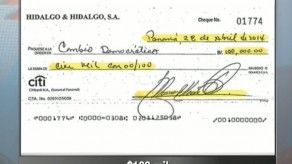 Empresa Hidalgo & Hidalgo entregó a CD cheque por 100 mil dólares