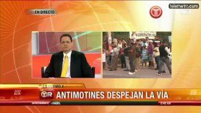 Protesta por falta de agua es replegada por antimotines en Cabra