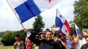 Panameños en el Santuario de la Divina Misericordia en Polonia