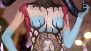 Festival  de peluquería artística y moda en Kiev