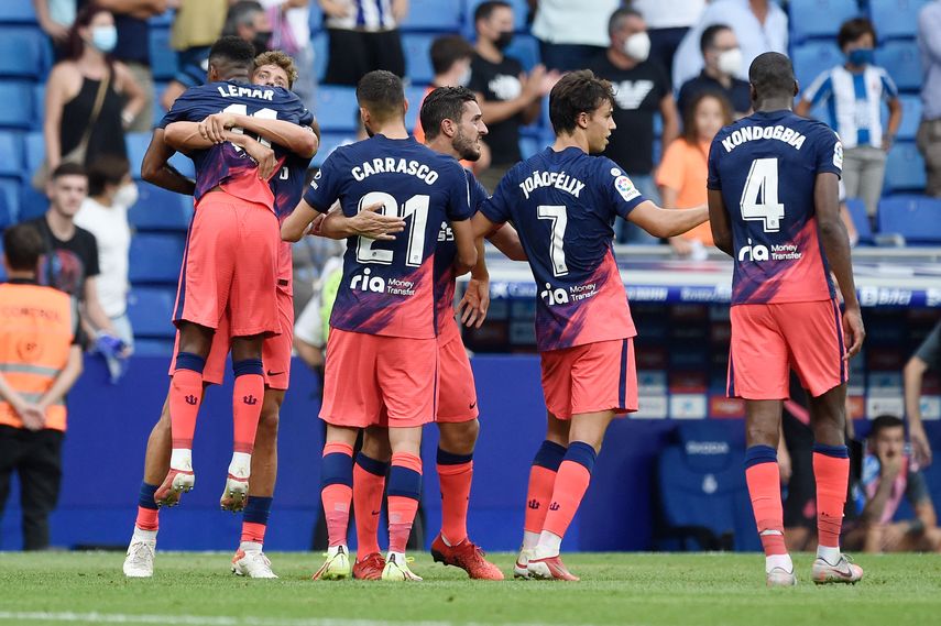 El Atlético de Madrid gana 2-1 al Espanyol