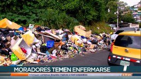 Cansados del exceso de basura en sus calles