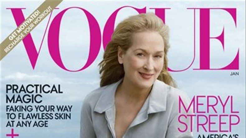Meryl Streep en carátula de Vogue, por primera vez