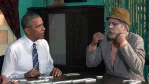 Obama jugó dominó en Cuba para un nuevo sketch con el humorista Pánfilo