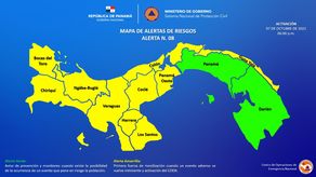 La alerta amarilla se establece producto del aumento del riesgo para la población. La alerta amarilla se establece producto del aumento del riesgo para la población.
