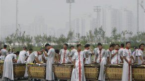 Primer atisbo a inauguración de Juegos de Beijing