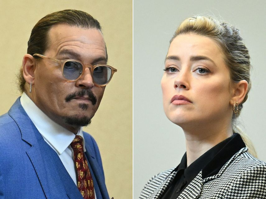 Amber Heard y Johnny Depp.