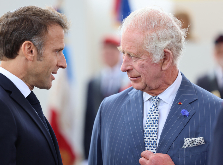 El rey Carlos lll recibió una cálida bienvenida a Francia El rey Carlos lll recibió una cálida bienvenida a Francia