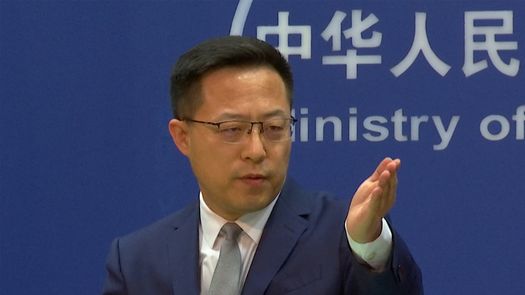 &nbsp;El portavoz del Ministerio de Asuntos Exteriores chino, Zhao Lijian.