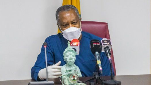 La escultura de bronce había sido robada en Nigeria y terminó en México.
