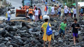 Seis muertos y 18 desaparecidos en Filipinas tras el tifón Nock-Ten