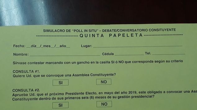 Movimiento Constituyente Va presenta iniciativa que busca aprobación de la “quinta papeleta”