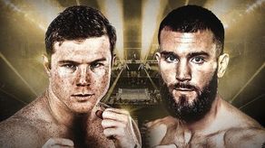 Canelo Álvarez y Caleb Plant.