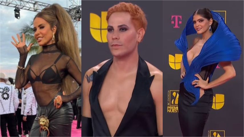Premio Lo Nuestro 2024: Famosos deslumbran en la alfombra magenta