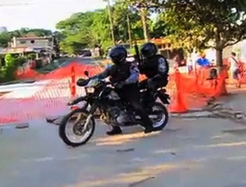 Policías motorizados luchan diariamente contra el crimen